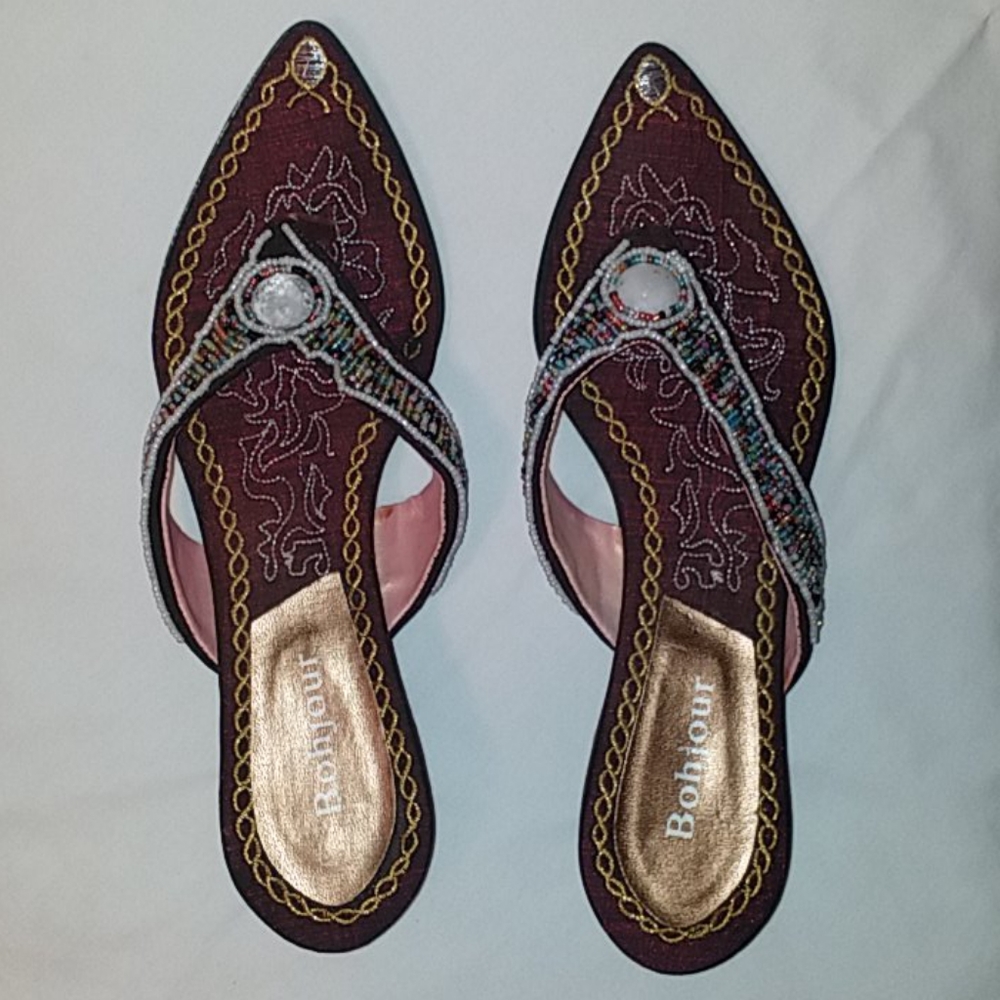beaded sandals